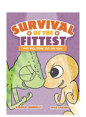 【预售】适者生存英文儿童漫画进口原版书精装Survival of the Fittest Donnelly  Rebecca Henry Holt