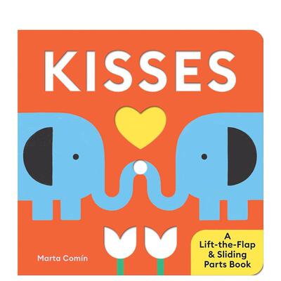 【现货】亲吻Kisses英文儿童趣味Marta Comín纸板书Sourcebooks36岁进口原版书97817282 530