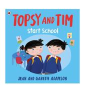 预售 Ladybird3 托比和蒂姆开学苐一天sy and Tim英文儿童绘本IP系列Adamson平装 9岁进口原版 书9780241716359