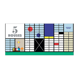 【现货】【立体书】5栋大师设计建筑 英文版法文儿童立体书精装5 houses 进口原版外版书籍Dominique Ehrhard?Les Grandes Person