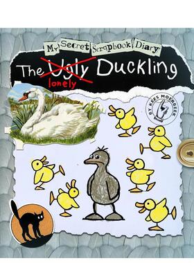 【现货】【我的秘密剪贴本的日记】丑小鸭【My Secret Scrapbook Diary】The Ugly Duckling英文儿童趣味Kees Moerbeek精装Child’