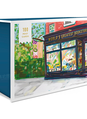 【预售】世界上*伟大的书店100张明信片英文文创明信片进口原版明信片World’s Greatest Bookstores100 Postcards Clarkson Po