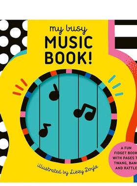 【现货】【我的忙碌启蒙机关书】趣味音乐My Busy Music Book英文儿童趣味Design Eye纸板书Quarto进口原版书9781836005391