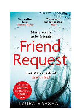 【现货】好友请求Friend Request英文文学小说Laura Marshall简装Sphere Books进口原版书9780751568356