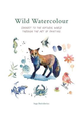 【现货】野生水彩画 美国插画师Terry Runyan【Painting】Wild Watercolour英文艺术艺术技法与入门赏析Inga Buividavice平装Leap