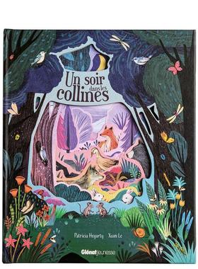 【现货】【立体书】山中的夜Un soir dans les collines法文立体书Patricia HegartyGlénat进口原版书979102 03760