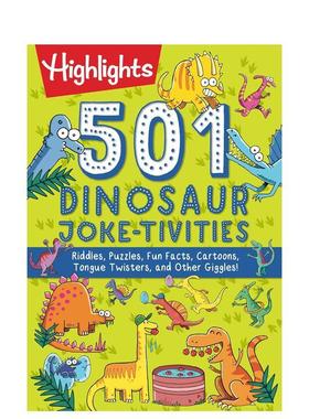 【预售】【501笑话】恐龙 【501Joke-tivities】Dinosaur 原版英文儿童趣味