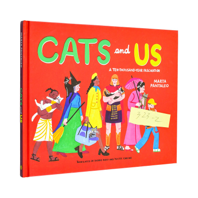 【现货】猫与人类Cats and Us英文儿童绘本插画师Marta Pantaleo精装3-6岁Groundwood Books进口原版书