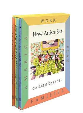 【预售】艺术家如何看待世界四卷套装 II工作  娱乐  家庭  美国How Artists See 4-Volume Set III英文儿童绘本IP系列Colleen Ca
