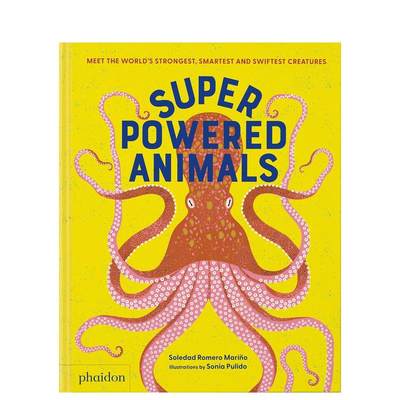 【预 售】动物超级英雄英文儿童绘本动物生态环保Superpowered Animals精装Soledad Romero Mari?o进口原版书籍Phaidon Press