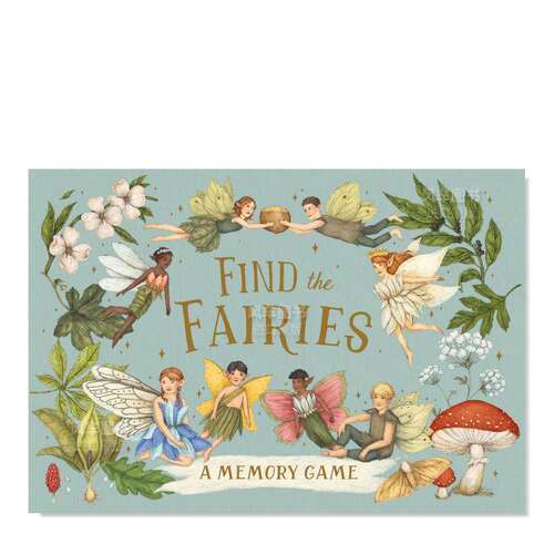【预售】寻找仙女记忆游戏英文文创卡牌进口原版卡牌14岁以上Find the Fairies A Memory Game Kaddo出版Emily Hawkins and Jess