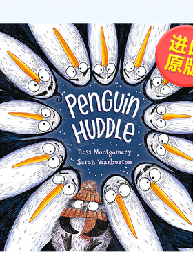 【预售】企鹅抱团行动（平装版）英文儿童绘本人际关系进口原版外版书6岁-9岁Penguin Huddle (The Norendy Tales)Ross Montgome