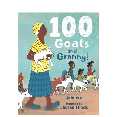 【现货】100只山羊和奶奶英文儿童绘本虚构类进口原版图书精装100 Goats and Granny!AtinukeWalker Books UK