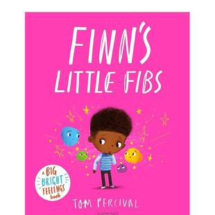 小芬 Fibs英文儿童绘本自我认知情绪管理 Little Bright 现货 明亮心灵成长系列 Feelings 英版 小谎言 Finn Big