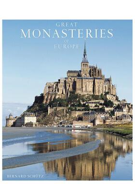 【预售】欧洲修道院瑰宝Great Monasteries of Europe英文建筑设计风格与材料构造Bernhard Schutz精装Abbeville Press进口原版书