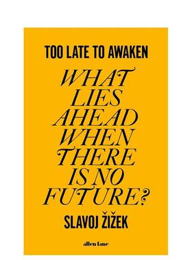 【预售】觉醒太晚了英文人文历史进口原版外版书精装14岁以上Too Late to Awaken Slavoj ZizekAllen Lane