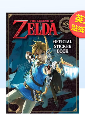 【现货】塞尔达传说官方贴纸书The Legend of Zelda Official Sticker Book英文生活综合平装Courtney Carbone进口原版书Random H