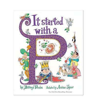 【现货】一切始于字母PIt Started with a P英文儿童绘本虚构类Brittany Pomales精装Flamingo进口原版书9780593690833