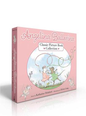 【现货】芭蕾小精灵安吉丽娜经典书集盒装Angelina Ballerina Classic Picture Book Collection 英文儿童绘本IP系列Katharine Ho