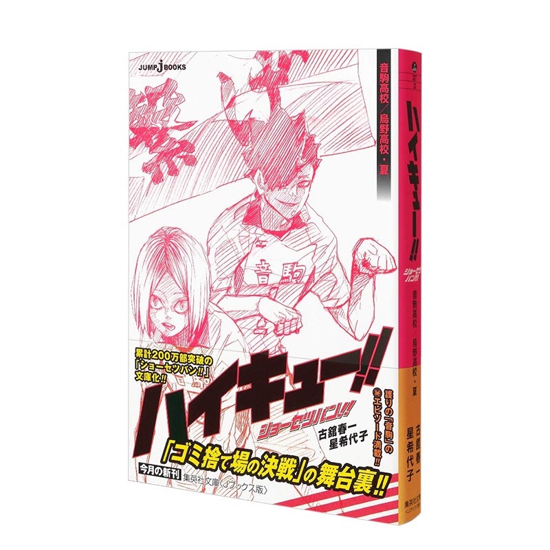 【现货】排球少年小说版音驹高校/乌野高校·夏ハイキュー!!ショーセツバン!!音駒高校/烏野高校·夏日文原版