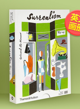 【预售】【T&H】【立体书】超现实主义英文艺术外国美术20世纪进口原版书精装14岁以上【Pop-Up】Pop-Up Surrealism Gérard Lo M