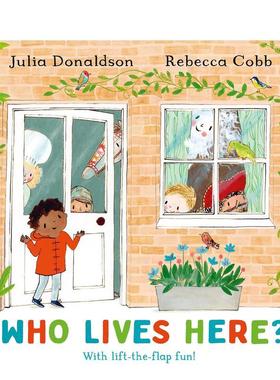 【现货】谁住在这里Who Lives Here?英文儿童绘本虚构类Donaldson平装Macmillan Children's Books3-9岁进口原版书9781509893942