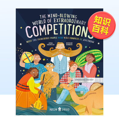 【预 售】令人兴奋的非凡比赛世界 The Mind-Blowing World of Extraordinary Competitions英文儿童绘本原版图书外版进口书籍Anna