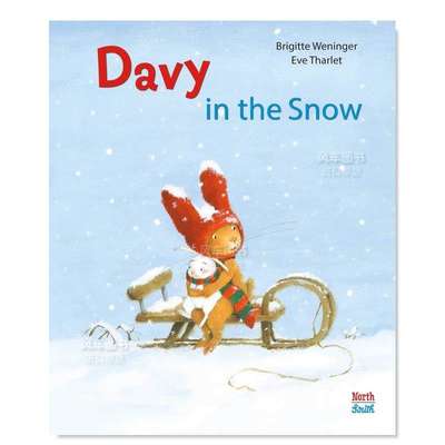 【预 售】雪地里的戴维 Davy in the Snow 英文儿童绘本原版图书外版进口书籍NorthSouth Books Brigitte Weninger, Eve Tharlet