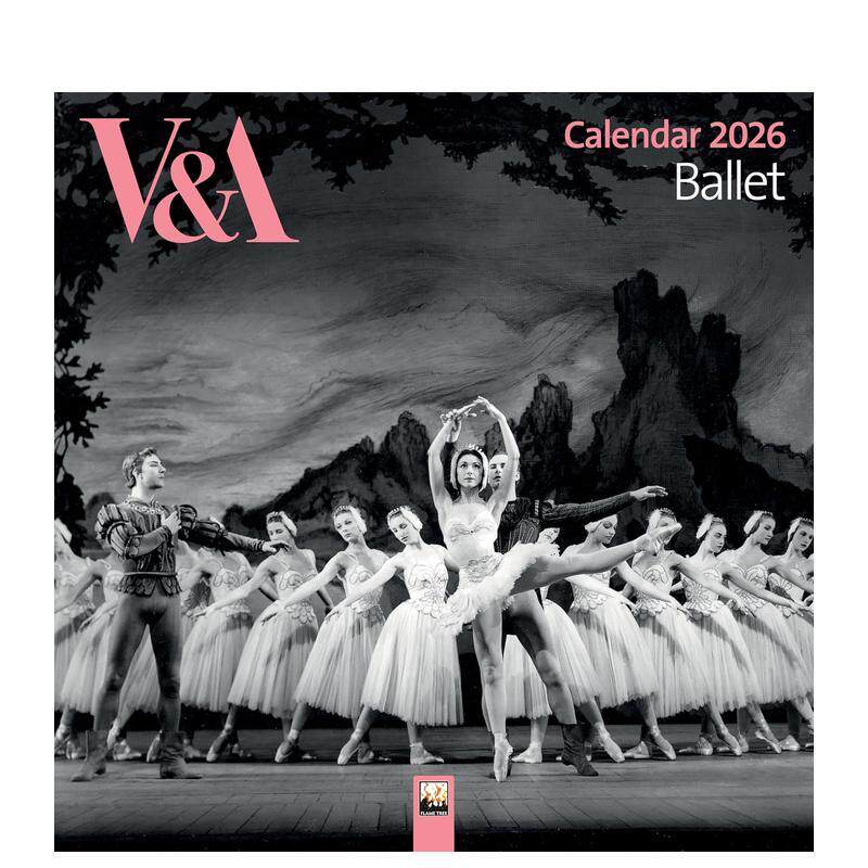 【现货】【Flame Tree】V&A芭蕾 2026年挂历艺术日历V&A: Ballet Wall Calendar 2026英文文创进口原版9781835623831