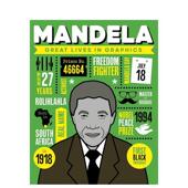 图像传记 Button Graphics Books精装 Great Books9 12岁进口原 Mandela英文儿童绘本人物传记Button 曼德拉 Lives 现货