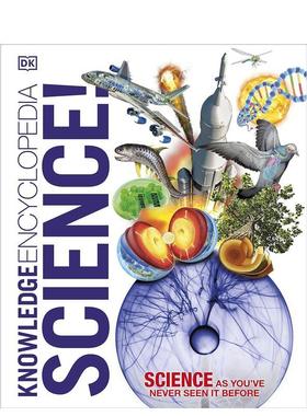【现货】科学知识百科全书【DK Knowledge Encyclopedia】Knowledge Encyclopedia Science英文青少年读物DK精装DK Children3-6岁