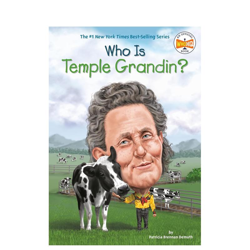 【现货】TEMPLE GRANDIN是谁?英文儿童章节书进口原版外版书WHO IS TEMPLE GRANDIN?DEMUTHRandom House (US)