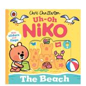 书Ladybird978024169 海滩抽拉翻翻机关书Uh 预售 The 小熊尼可 Niko Chatterton进口原版 Beach英文儿童趣味纸板书Chris