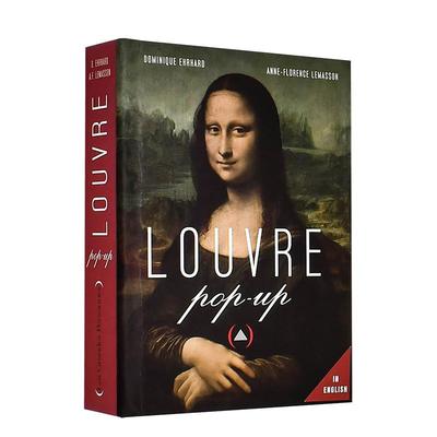 【现货】卢浮宫立体书（英文版）  法国纸艺立体书大师Dominique EhrhardLouvre Pop up法文立体书Dominique Ehrhard精装3-6岁Les