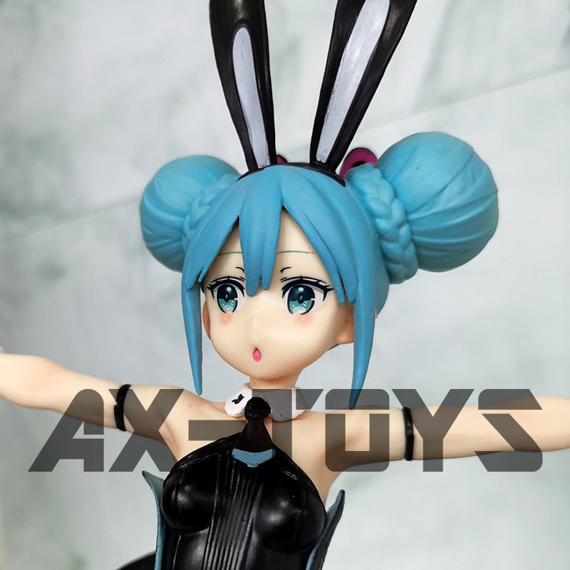动漫手办二次元美少女初音未来兔耳初音miku兔女郎初音模型摆件