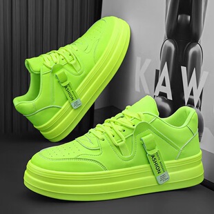 新款 厚底小白鞋 春秋季 男款 学生跨境 潮流百搭休闲运动板鞋 2026男鞋