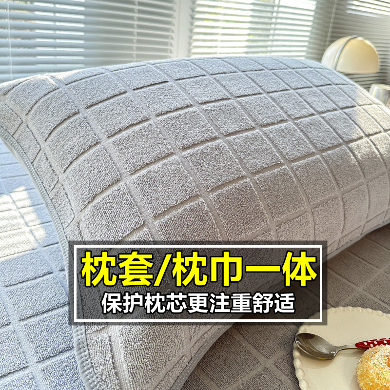 纯棉枕芯枕巾隔离层保护套图片