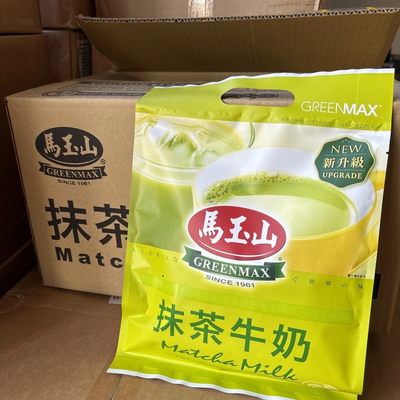 马玉山抹茶牛奶热饮奶茶冲饮