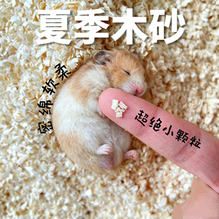 仓鼠金丝熊四季白杨木片砂垫料天然清香柔软舒适透气小宠垫料夏天