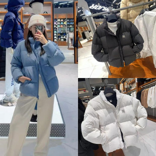 小标复古经典 韩国羽绒服男女同款 折扣 百搭保暖外套鹅绒潮 反季