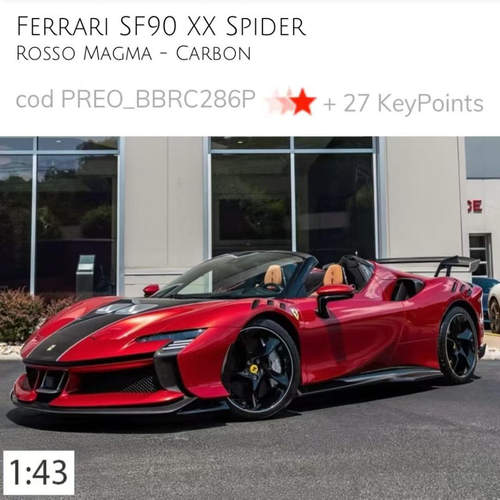 定金 BBR 1:43 法拉利SF90 XX敞篷意大利特别版汽车模型收藏摆件 - 封面