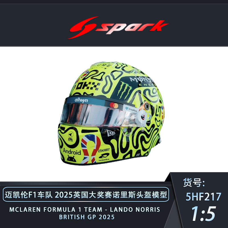 SPARK迈凯伦英国诺里斯头盔模型
