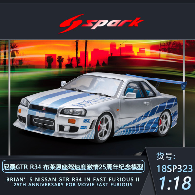尼桑GTRR34《速度激情》25周年