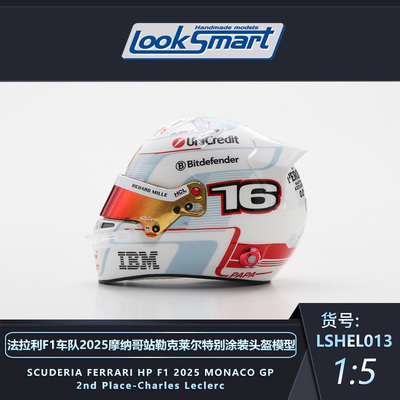 LSF1摩纳哥勒克莱尔特涂头盔模型