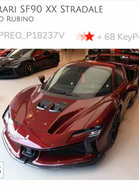 定金 BBR 1:18 法拉利SF90 XX Stradale树脂汽车模型收藏品摆件