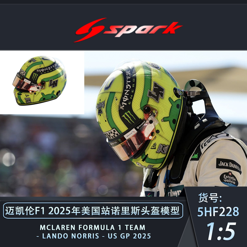 SPARK迈凯伦美国诺里斯头盔模型