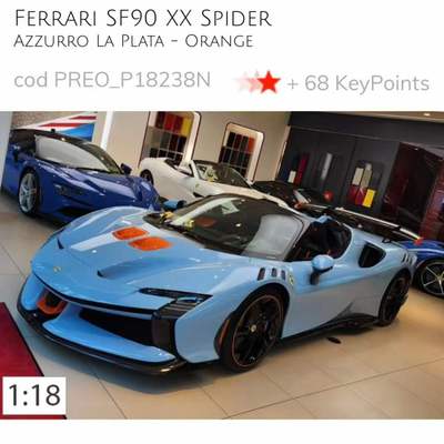 BBR法拉利SF90XX敞篷版汽车模型