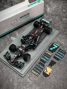 沙沙汽车模型F1 Spark奔驰汉密尔顿2020W11土耳其站7冠版1 43