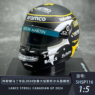 沙沙汽车模型SPARK 1:5 斯托尔博塔斯角田裕毅2024头盔模型收藏品