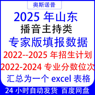 2025年山东艺术播音主持专家版本科填报招生计划专业录取分数位次